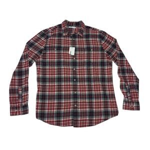 Sonoma Men's XLT Shirt NEW WITH TAGS Supersoft Flannel Button Up Long Sleeve